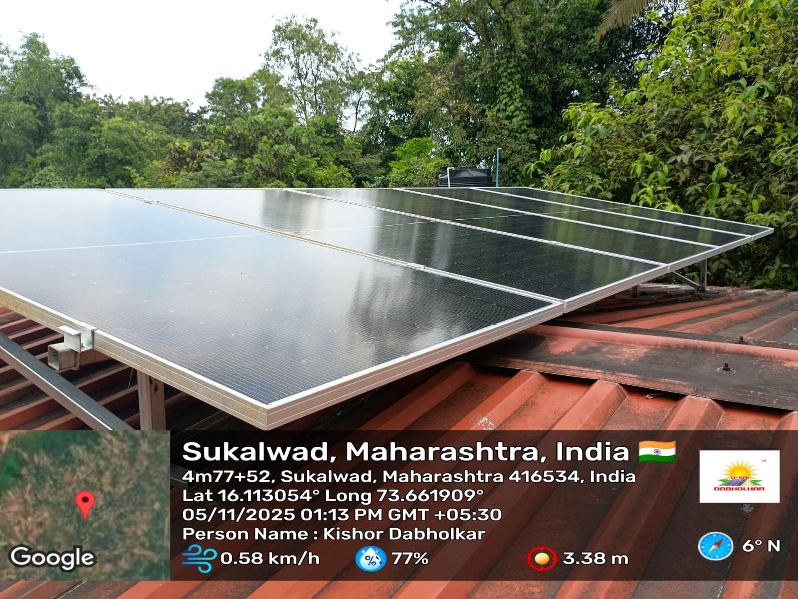 Solar installation project - Atul Nerurkar