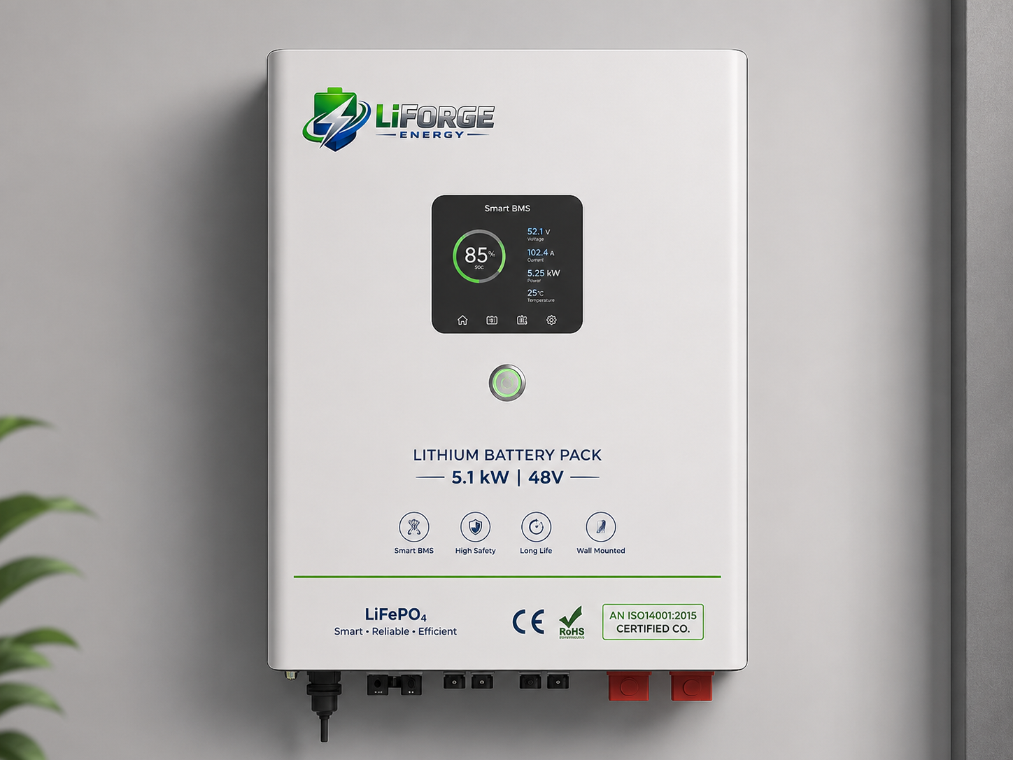 LiFePO4 lithium battery pack by Liforge Energy