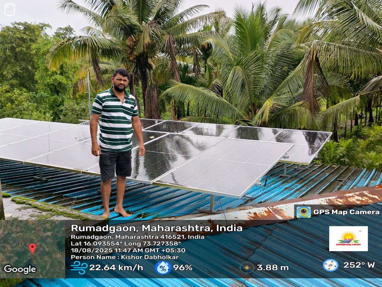 Solar installation project - Santosh Rane
